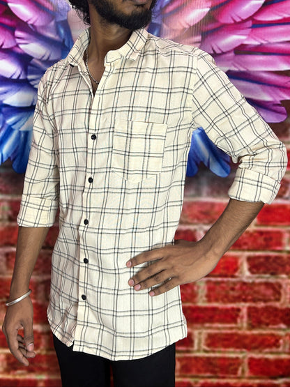 Classic Checked Shirt For Men's