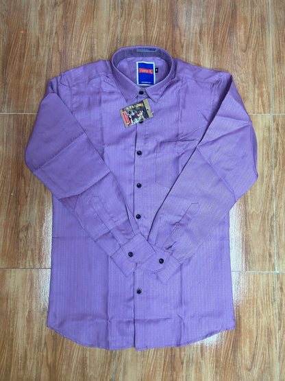Purple Lenin Shirt For Men's